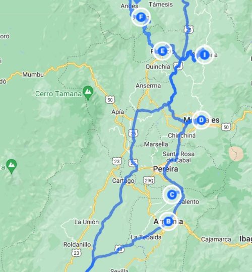 Rondje zone cafetera